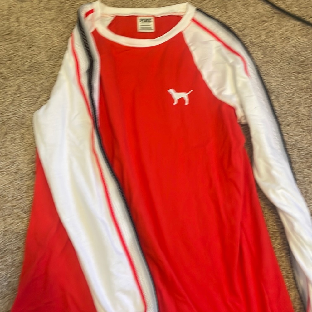 Red Long Sleeve Tee